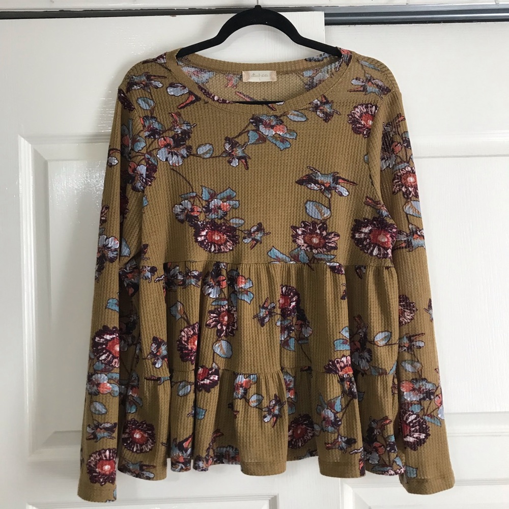 altar’d state peplum tiered top